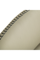 Gray Vegan Leather Dining Armchair | OROA Modern Brady | Oroatrade.com