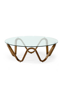 Glass Round Coffee Table | OROA Modern Lassen | Oroatrade.com