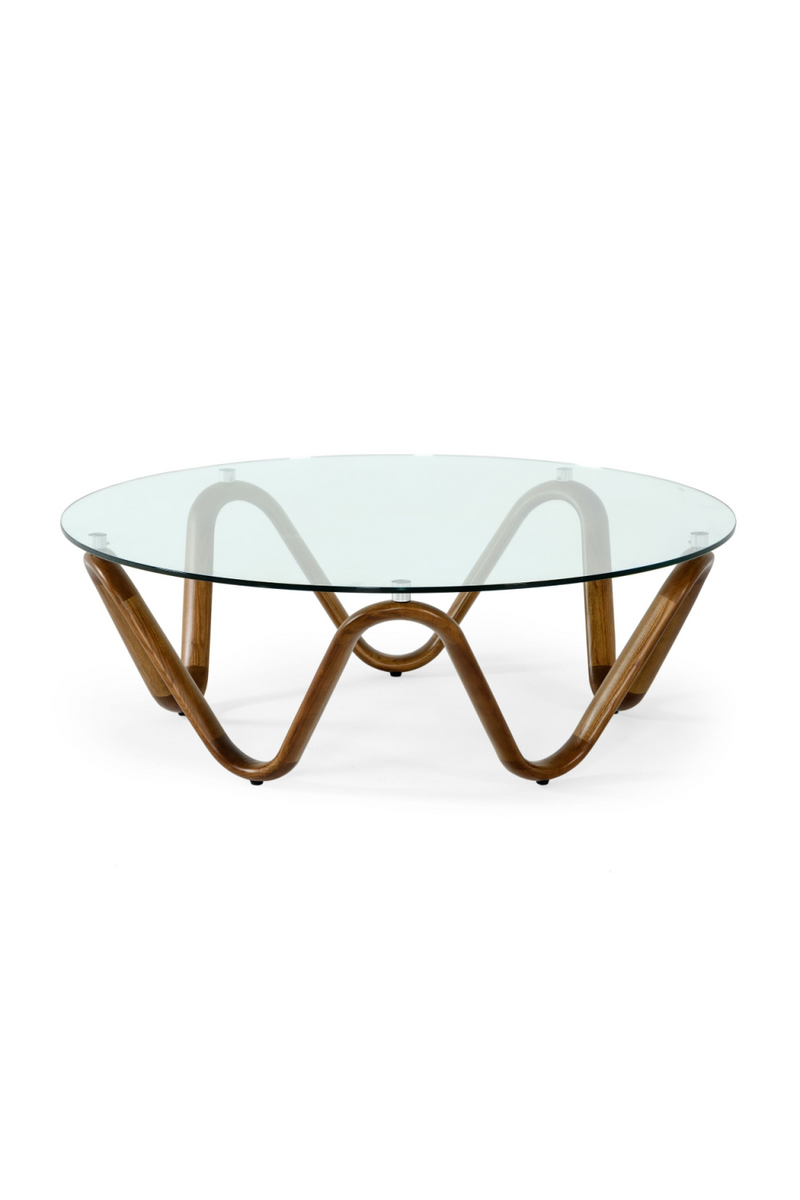 Glass Round Coffee Table | OROA Modern Lassen | Oroatrade.com