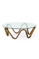 Glass Round Coffee Table | OROA Modern Lassen | Oroatrade.com