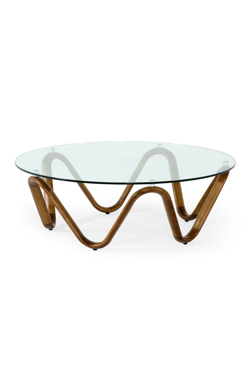 Glass Round Coffee Table | OROA Modern Lassen | Oroatrade.com
