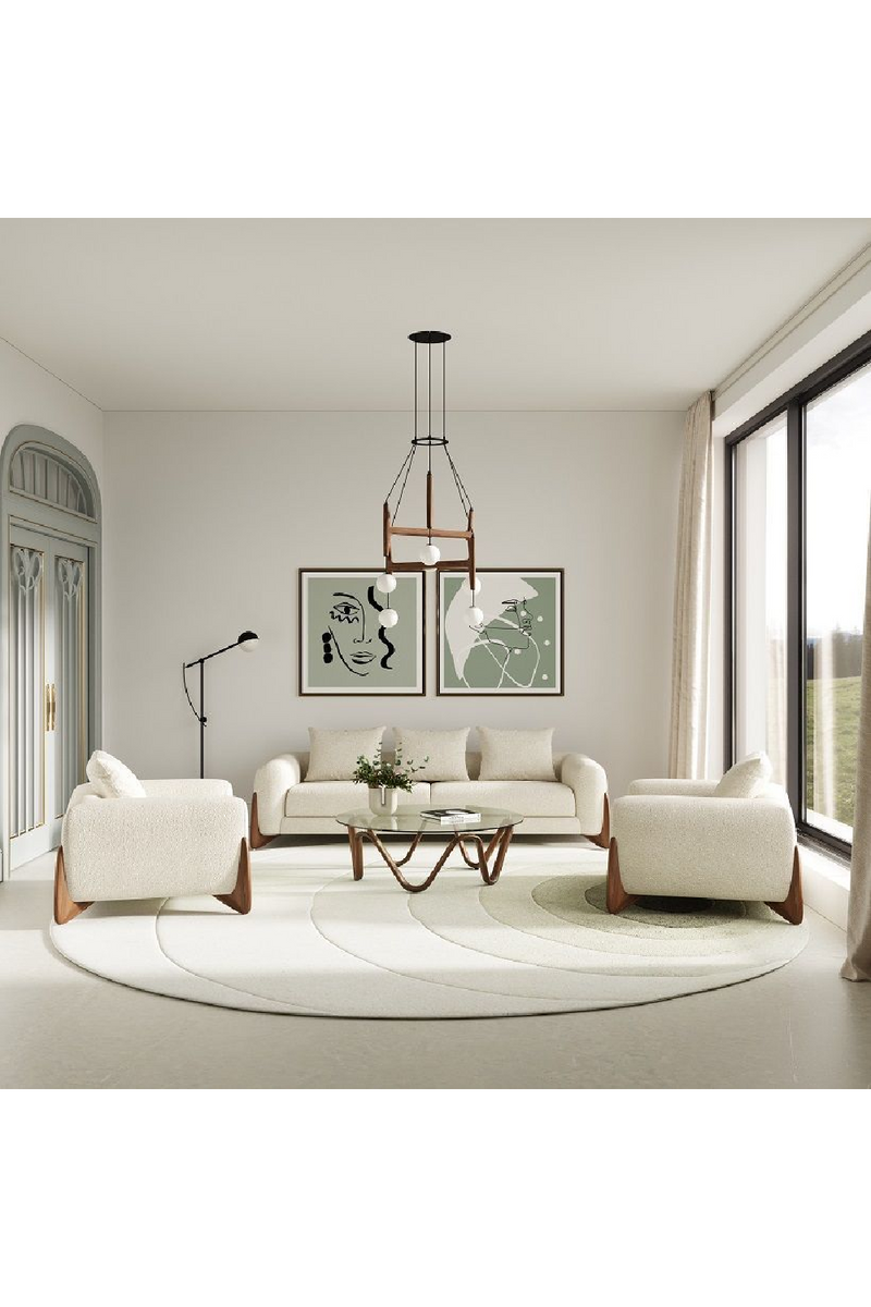 Glass Round Coffee Table | OROA Modern Lassen | Oroatrade.com