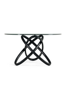 Intertwined Black Base Dining Table | OROA Modern Mason | Oroatrade.com