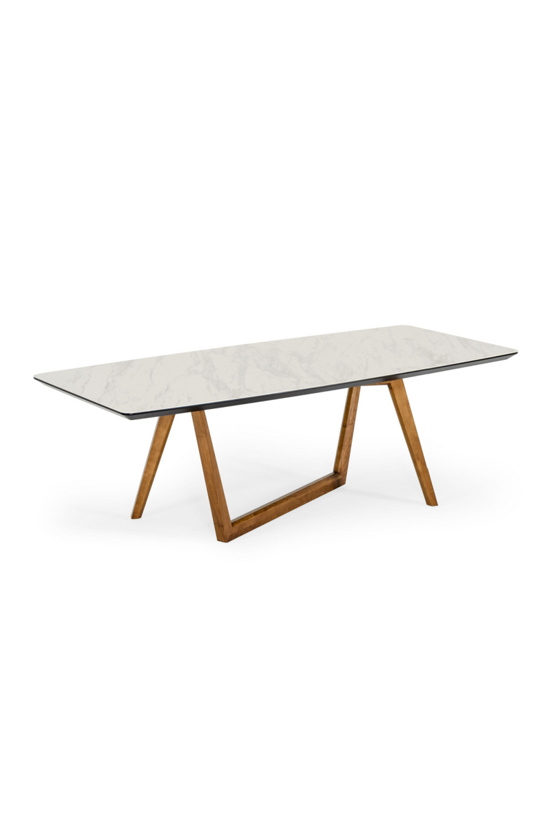 White Marble Top Dining Table | OROA Modern James | Oroatrade.com
