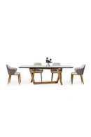 White Marble Top Dining Table | OROA Modern James | Oroatrade.com
