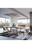 White Marble Top Dining Table | OROA Modern James | Oroatrade.com