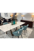 White Marble Top Dining Table | OROA Modern James | Oroatrade.com