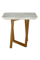 White Ceramic End Table | OROA Modern James | Oroatrade.com