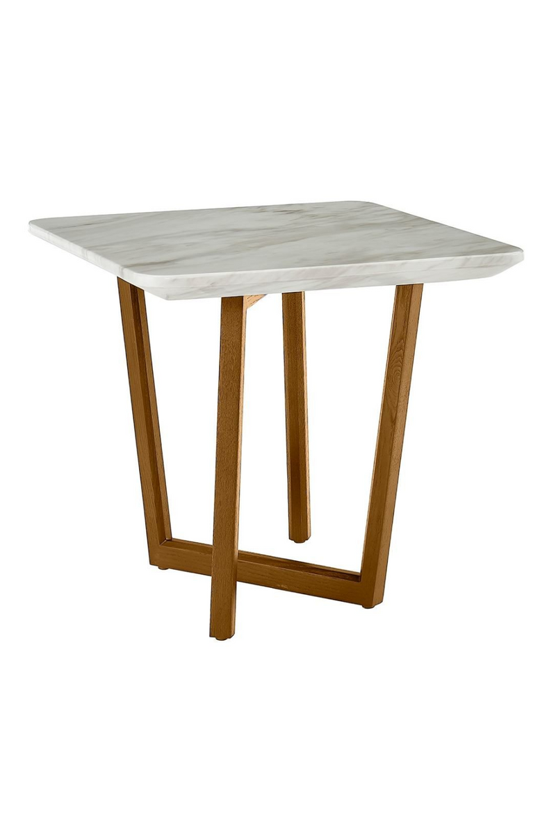White Ceramic End Table | OROA Modern James | Oroatrade.com