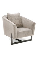 Bronze Cross Base Accent Chair | OROA Modern Forbis | Oroatrade.com