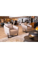 Bronze Cross Base Accent Chair | OROA Modern Forbis | Oroatrade.com