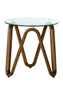 Glass Round End Table | OROA Modern Lassen | Oroatrade.com
