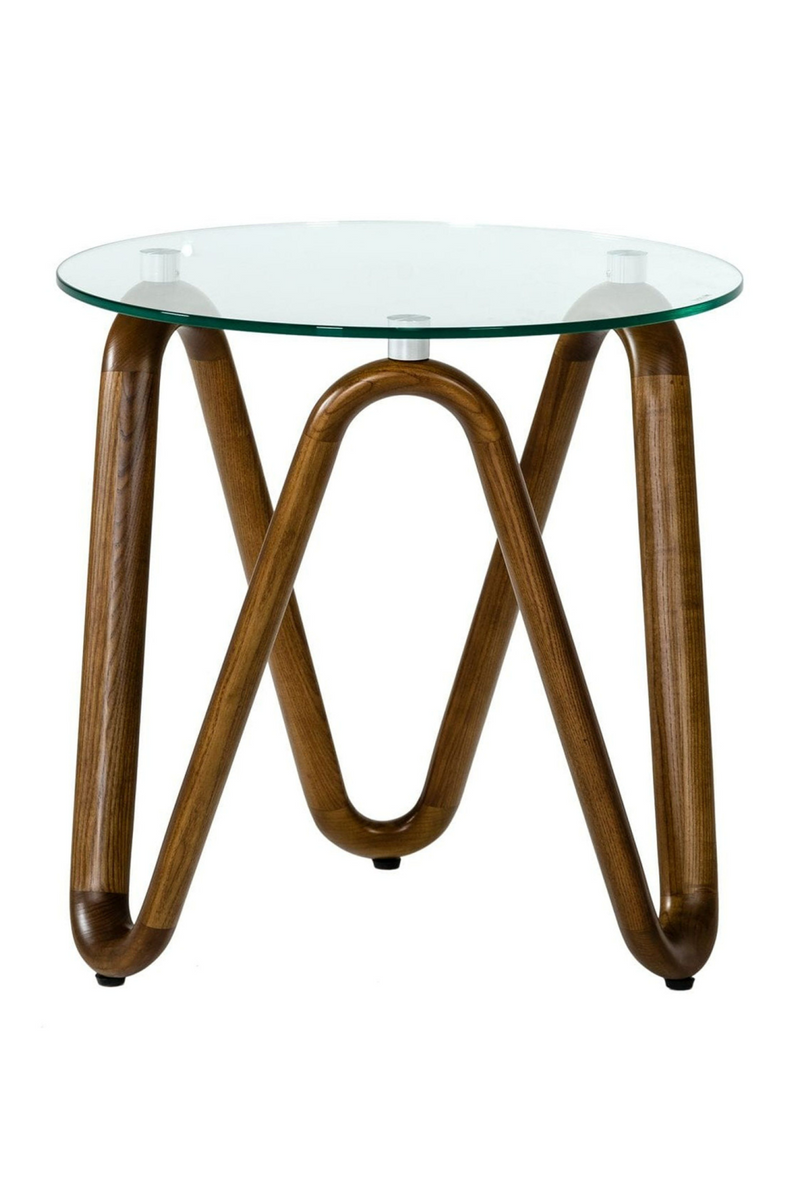Glass Round End Table | OROA Modern Lassen | Oroatrade.com