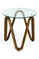 Glass Round End Table | OROA Modern Lassen | Oroatrade.com