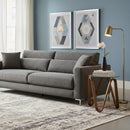 Glass Round End Table | OROA Modern Lassen