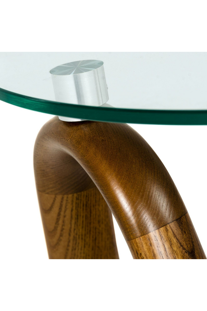 Glass Round End Table | OROA Modern Lassen | Oroatrade.com