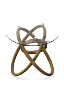 Interlocking Wood Base Side Table | OROA Modern Mason | Oroatrade.com