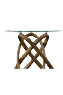 Interlocking Wood Base Side Table | OROA Modern Mason | Oroatrade.com