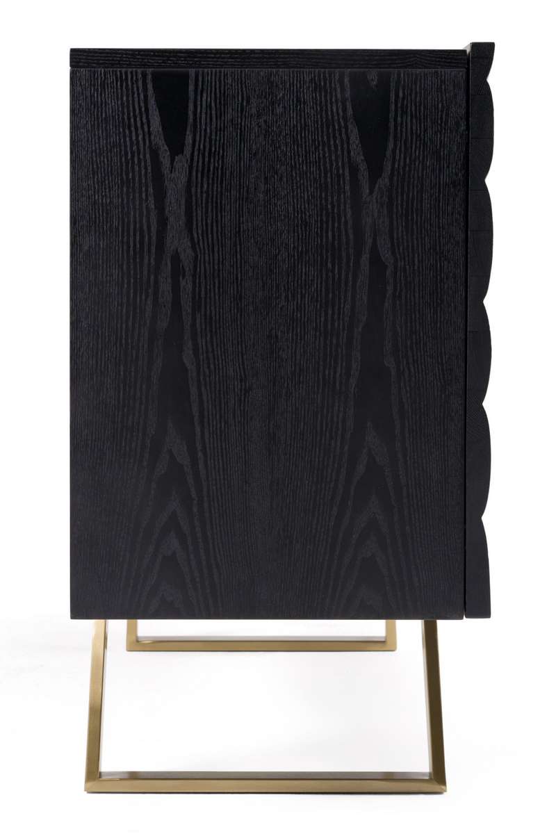 Wave Patterned Ash Sideboard | OROA Modern Finley | Oroatrade.com