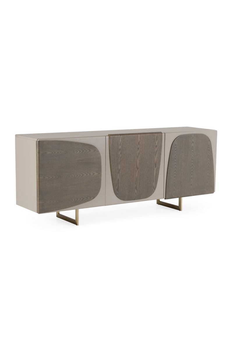 Gray Wooden 3-Door Sideboard | OROA Modern Wynetta | Oroatrade.com
