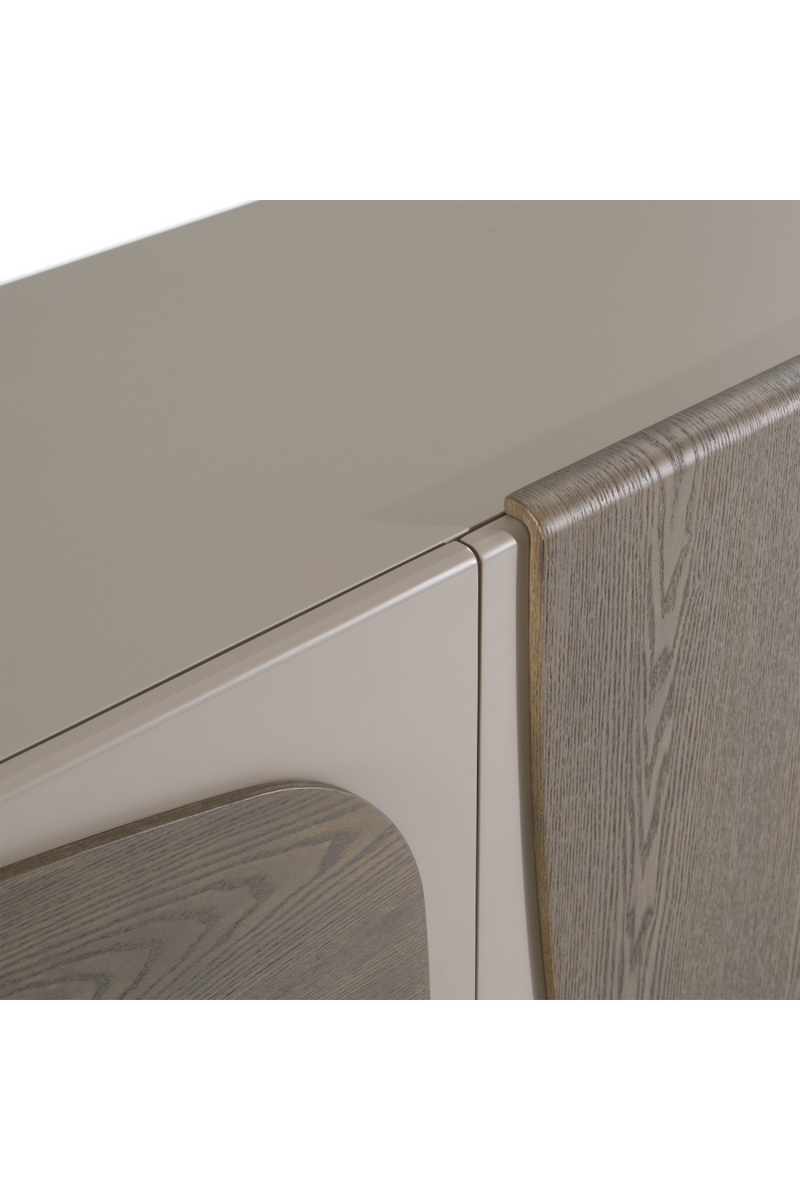 Gray Wooden 3-Door Sideboard | OROA Modern Wynetta | Oroatrade.com