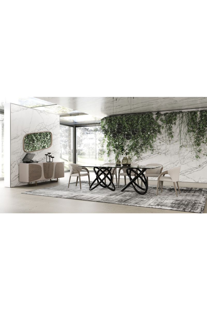 Gray Wooden 3-Door Sideboard | OROA Modern Wynetta | Oroatrade.com