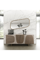 Gray Wooden 3-Door Sideboard | OROA Modern Wynetta | Oroatrade.com