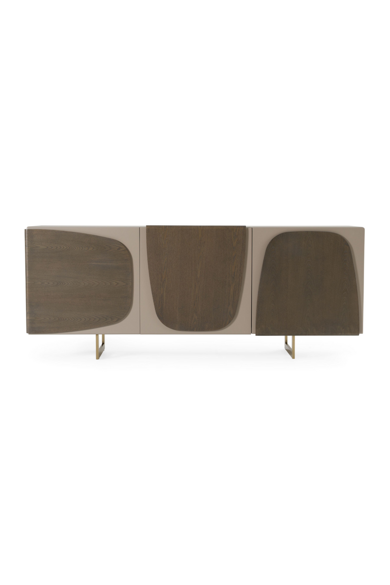 Gray Wooden 3-Door Sideboard | OROA Modern Wynetta | Oroatrade.com