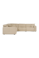 Cream Leather Recliner Sectional Sofa | OROA Modern Nizza | Oroatrade.com
