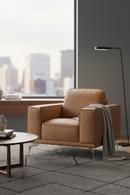 Leather Lounge Armchair | OROA Modern Lamod