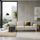 Gray Italian Leather Sofa | OROA Modern Soho