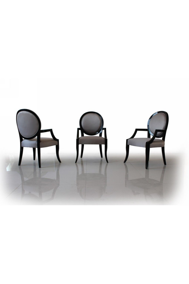 Oval-Back Dining Armchairs (2) | OROA Modern 307 | Oroatrade.com