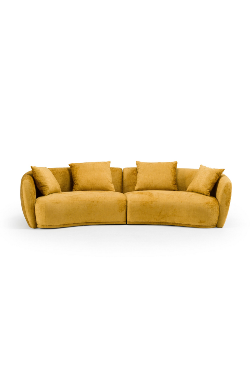 Yellow 4-Seater Sofa | OROA Modern Oakland | Oroatrade.com
