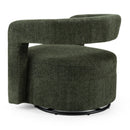 Green Swivel Accent Chair | OROA Modern Ryan