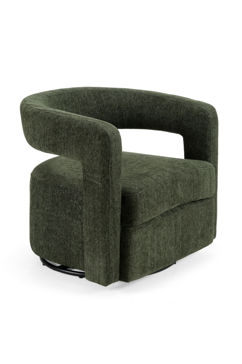 Green Swivel Accent Chair | OROA Modern Ryan | Oroatrade.com