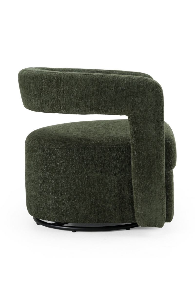 Green Swivel Accent Chair | OROA Modern Ryan | Oroatrade.com