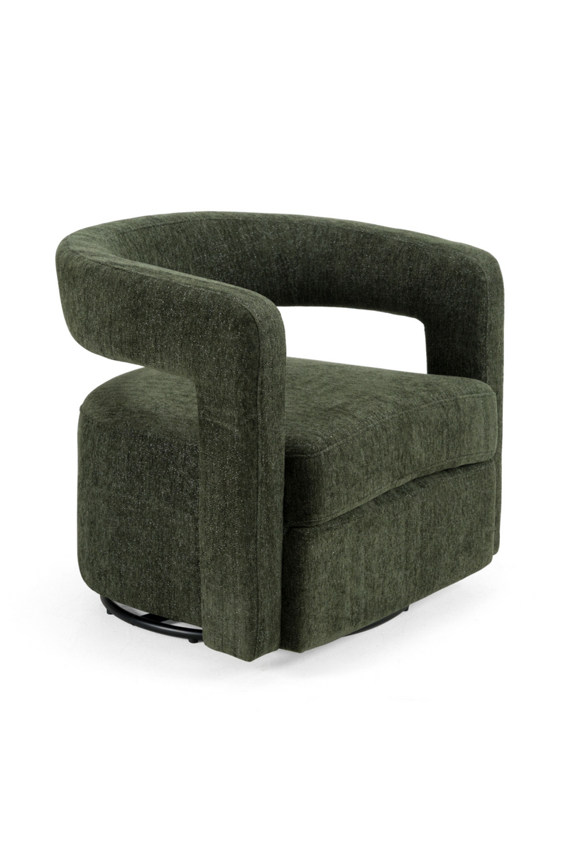 Green Swivel Accent Chair | OROA Modern Ryan | Oroatrade.com