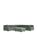 Green Fabric Modular Sofa | OROA Modern Ludwig | Oroatrade.com