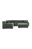 Green Fabric Modular Sofa | OROA Modern Ludwig | Oroatrade.com
