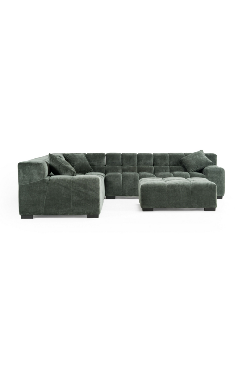 Green Fabric Modular Sofa | OROA Modern Ludwig | Oroatrade.com