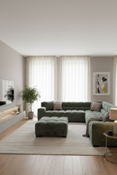 Green Fabric Modular Sofa | OROA Modern Ludwig