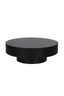 Ribbed Black Ash Coffee Table L | OROA Modern Pierre | Oroatrade.com