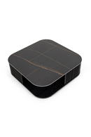 Black Ceramic Square Coffee Table | OROA Modern Chip | Oroatrade.com