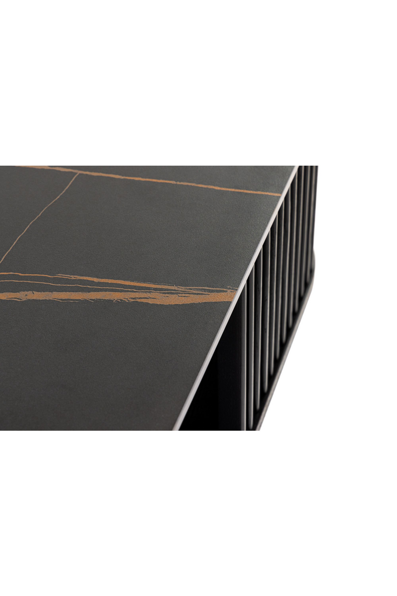 Black Ceramic Square Coffee Table | OROA Modern Chip | Oroatrade.com