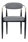 Gold-Armed Dining Chair | OROA Modern Buchtel | Oroatrade.com
