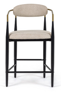 Gold-Armed Counter Chair | OROA Modern Buchtel | Oroatrade.com