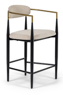 Gold-Armed Counter Chair | OROA Modern Buchtel | Oroatrade.com