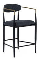 Gold-Armed Counter Chair | OROA Modern Buchtel | Oroatrade.com