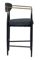 Gold-Armed Counter Chair | OROA Modern Buchtel | Oroatrade.com
