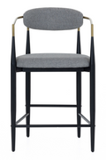 Gold-Armed Counter Chair | OROA Modern Buchtel | Oroatrade.com
